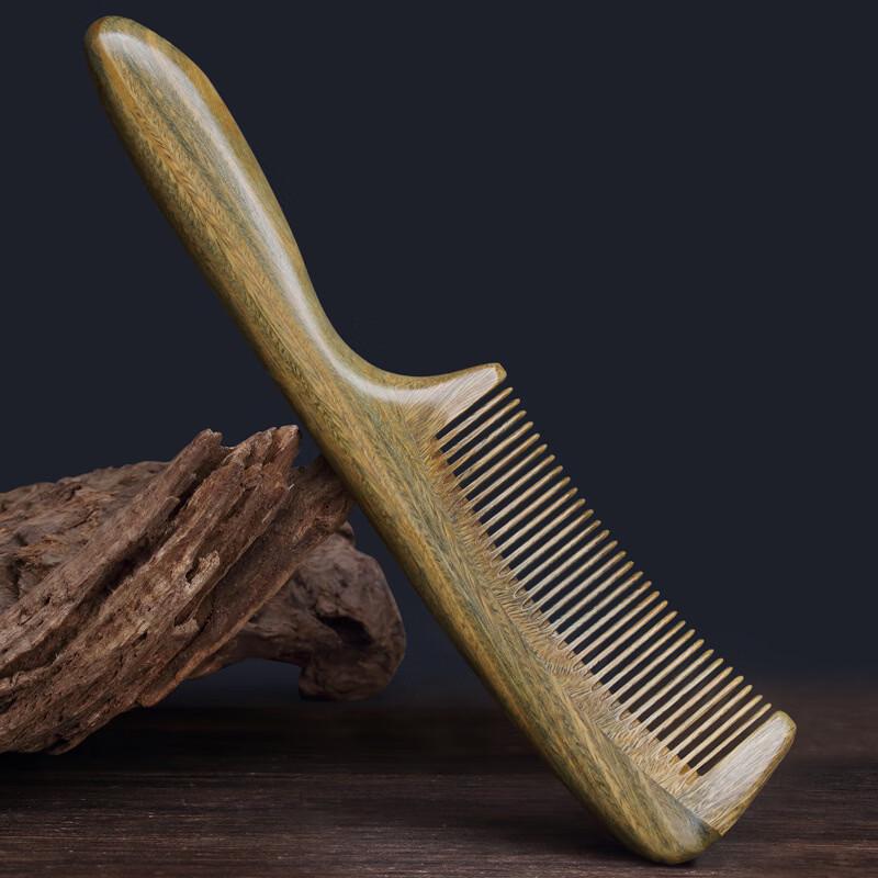 Green Sandalwood Fine-Tooth Men s Comb