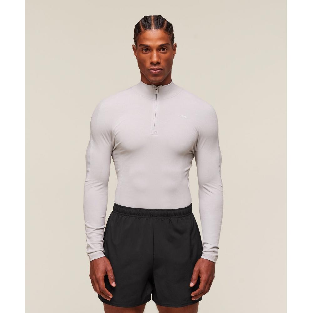 

Gymshark Everywear Вязаный трикотаж варп 1/4 молния Приглушенный серый A1c3h Gc3d S
