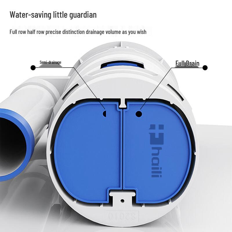 Haili Universal Toilet Tank Repair Kit & Flush Buttons