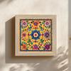 ArtX Paper Madhubani Art Paintings with Frame for Home Decor, Wall Painting for Living Room,
