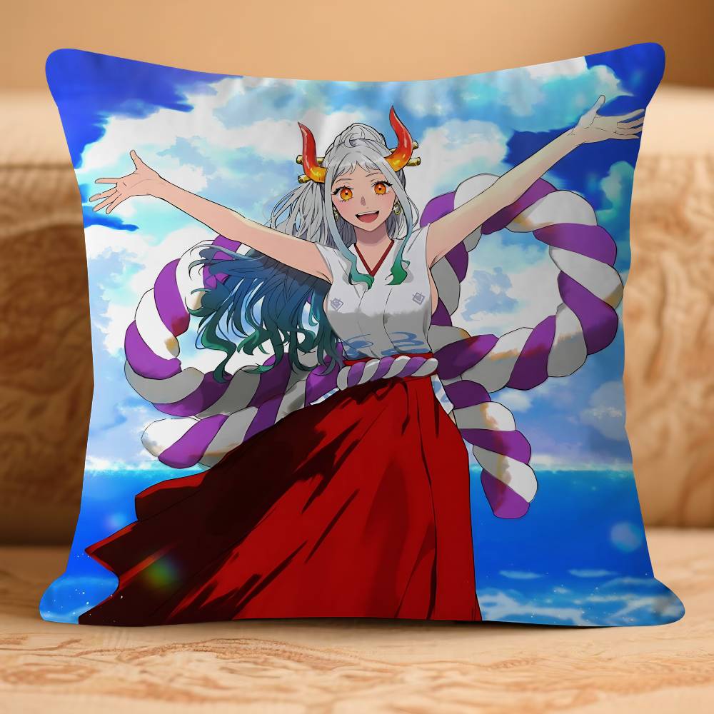 

Anime Characters Y-Yamato Cushion Cover Decorative Pillow Sofa Home Decor Case Pillow Cases 16x16Inch