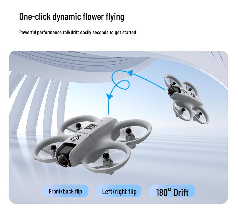 Obstacle Avoidance FPV Drone: Compact HD Camera Drone for Kids with Remote Control