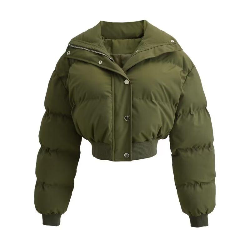 Kaslead New Arrival Women's Clothing Fashion Style Fashion Minimalist Wild Candy Color Short Down Coat Outwear
