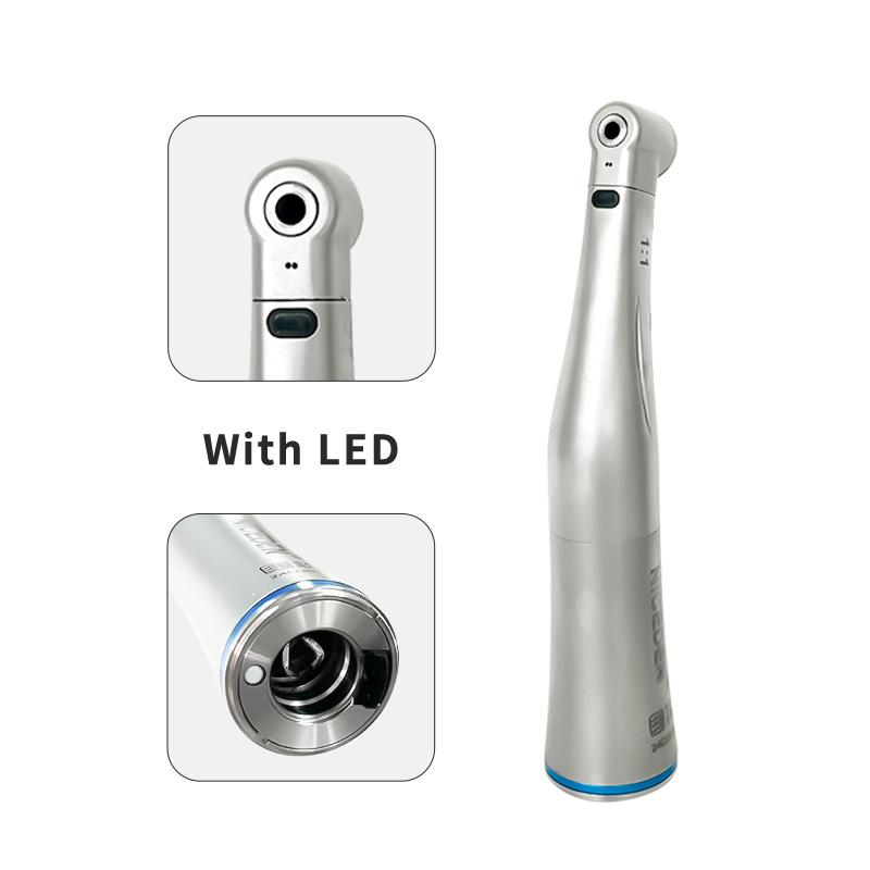 

NICEDEN стоматологическое оборудование волоконно-оптический наконечник угловой 1:1 с микромотором для стоматологической бормашины с одним распылителем и светодиодным подключением With LED