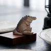 Mini Crocodile Tea Pet Resin Crocodile Statue  Tea Ceremony Tea Play Home Boutique