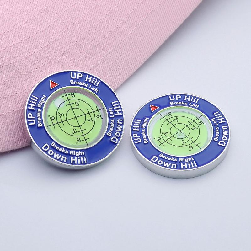 Golf Putting Alignment Aid Level Slope Indicator Portable Training Tool for Beginner Golfers Daily Practice Use