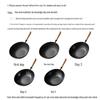 COOKER KING Traditional Cast Iron Flat-Bottom Wok