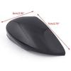 Left Side Rearview Mirror Cover Caps Trim For 2011-2017 Ford Fiesta Gloss Black