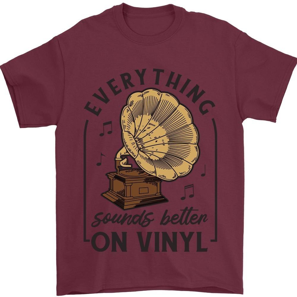 Music Sounds Better On Records DJ Unisex T-shirt S чёрный