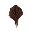 Plush Knitted Triangle Scarf Korean Style Cape Wraps Fashion Winter Shawl  Women/Men