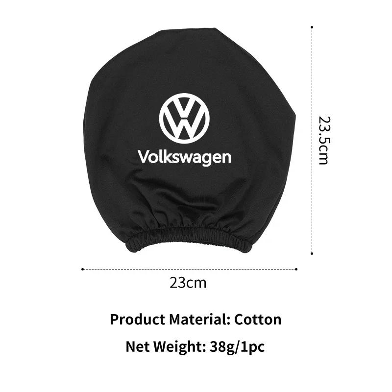 Hijk1 ·Car Seat Headrest Protective Cover Anti-Dirty Pillow Protector For VW Scirocco Jetta Beetle Golf Passat Polo Tiguan Sharan GTI