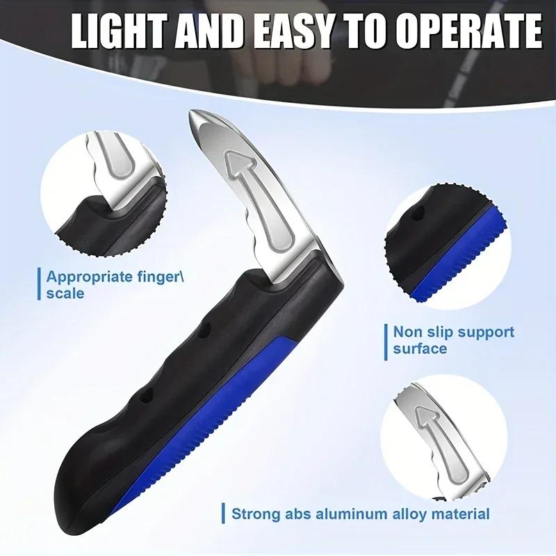 2-in-1 Car Emergency Tool: Universal Door Assist Handle & Window Breaker, Secure Grip, Auto Safety Accessory for Quick Escape