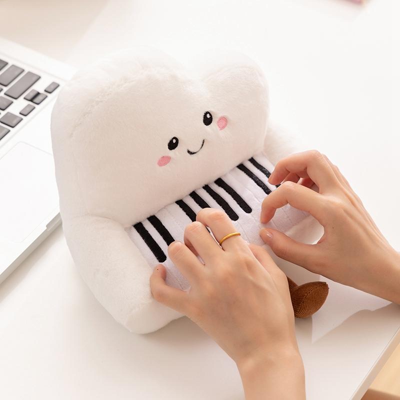 Lovely Instrument Combination Plush Saxophone Guitar Doll Guzheng Toy Piano Soft Pillow Gift For Children