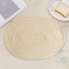 Insulation Pad Attractive Japanese Style Thickened Woven Mat Insulation Place Mat Home Decor Insulation Pad Household Supplies