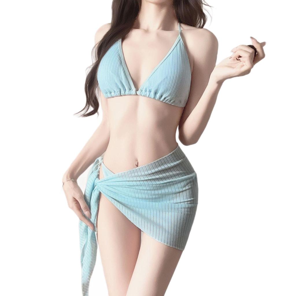 Women's Sexy Two-Piece Bikini Set - European and American Style Hot Spring Swimwear