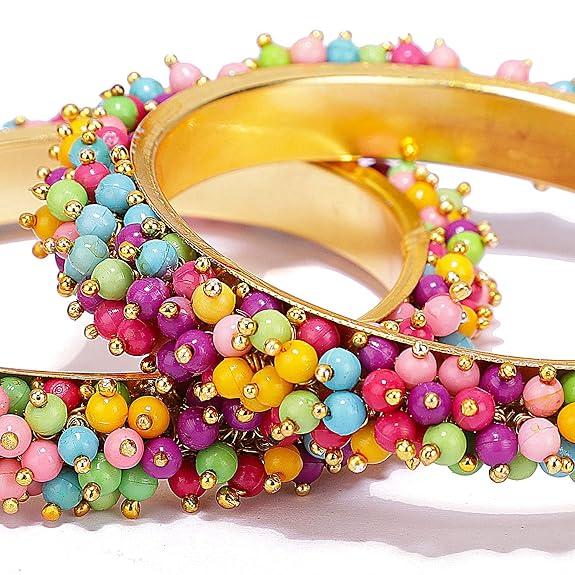 @Designer Multi Colour Combo Bangles For Womens UKD674 80% off