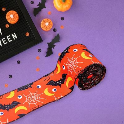 5 Yards Halloween Ribbon ,Halloween Decorative Wrapping Ribbon, Home Party Embellishment, Gift