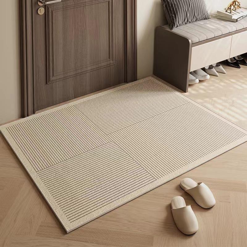 Entry Door Floor Mat Entry Door Dirt-Resistant Premium Carpet Living Room Entrance Dirt-Resistant And Non-Slip Household Trimmable Foot Mat