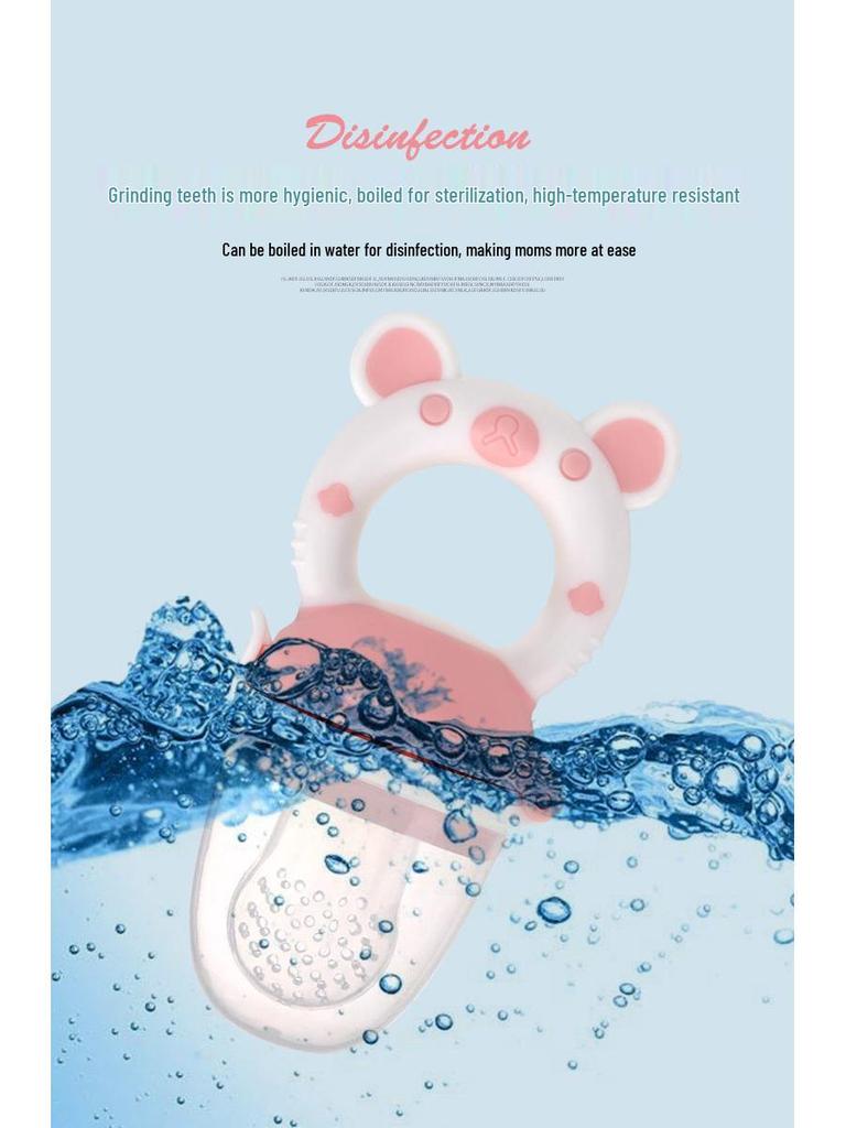 Silicone Teething Stick: Baby Fruit & Veggie Feeder