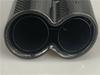 Universal H Style Pair 63mm Inlet 3D Glossy 100% Real Carbon Fiber Car SUV Conjoined Dual Exhaust Pipe Tail Muffler Tip