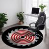1pc Saw Blade Chainsaw Office Round Area Rug, Under Office Chairs Bedroom Living Room Home Decor, Room Deco, Available In Various Sizes