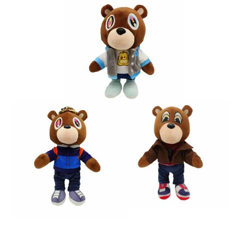 

30 см новый плюшевый мишка Kanye Same, плюшевая игрушка, кукла высокого качества, милая мягкая кукла, детский подарок на день рождения