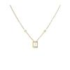 Collier Plaqué or Sans Âge 4G Light JUBN05249JWYGT/U