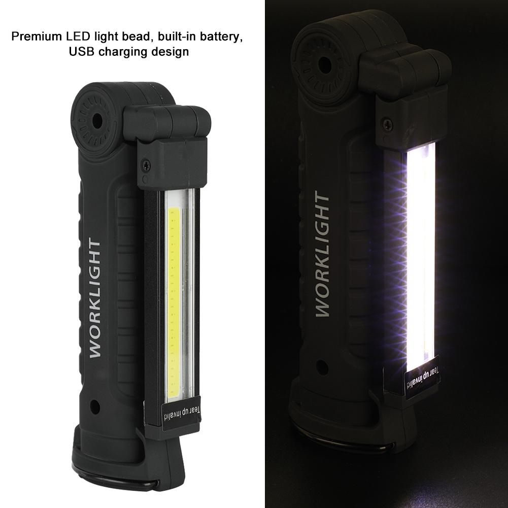 USB Charging Foldable COB Work Light LED Working Lamp with Magnet for Camping Emergency Large