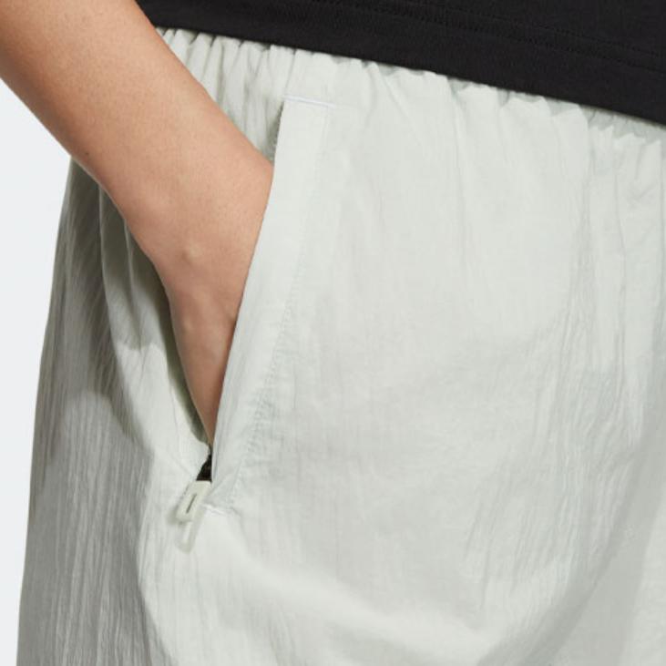 Adidas Casual Joggers With Cuffed Ankles and Logo Women Bottoms Light-Grey HM5293