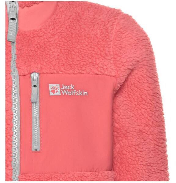 Jacket Jack Wolfskin Ice Curl Jacket Kids Fleecejacke Kinder Red Sunset Coral (1609162)