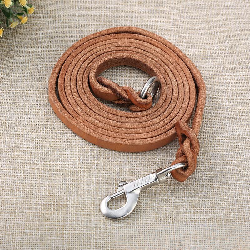 

Утолщенный поводок из коровьей кожи Desay Поводок для собаки из коровьей кожи Поводок для собаки 1m