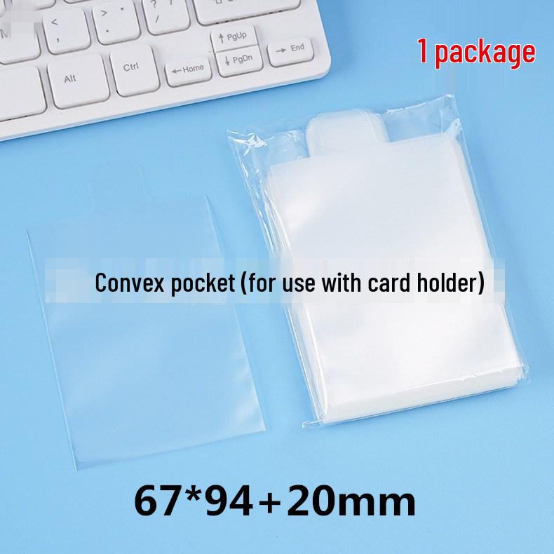 Genomskinligt halvstyvt korthållare för Yu-Gi-Oh, Pokemon, Magic, Sportkort - 35PT