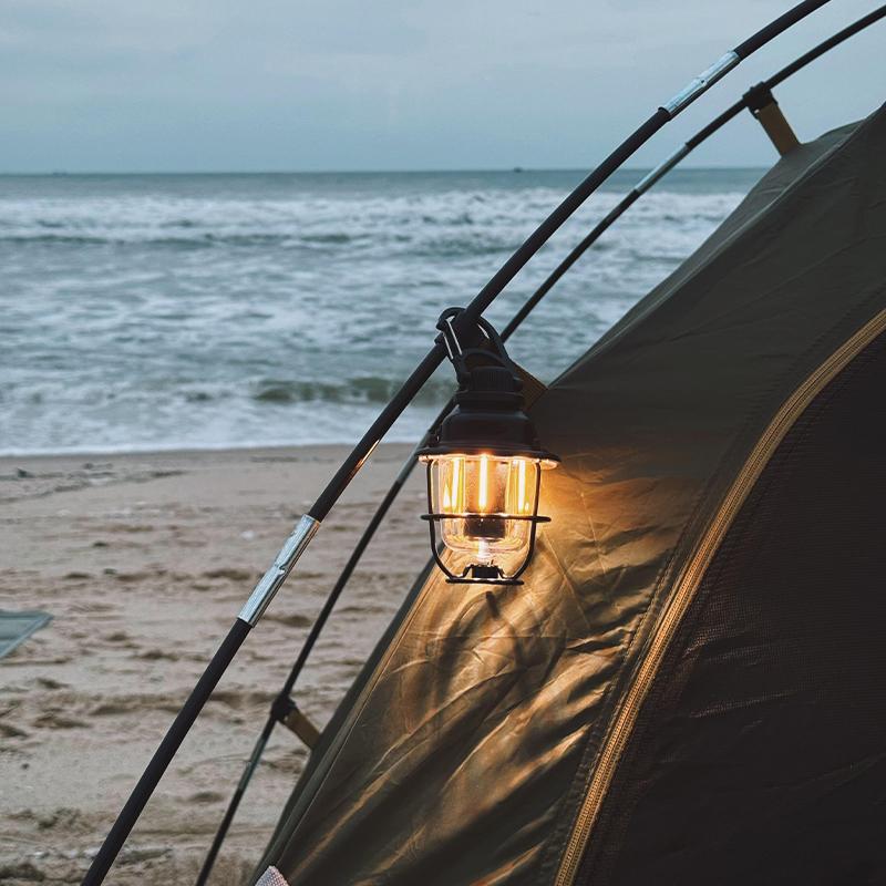 Outdoor Camping Light Pine Cone Lamp Pendant Light Long Battery Life Ambient Lighting Rechargeable