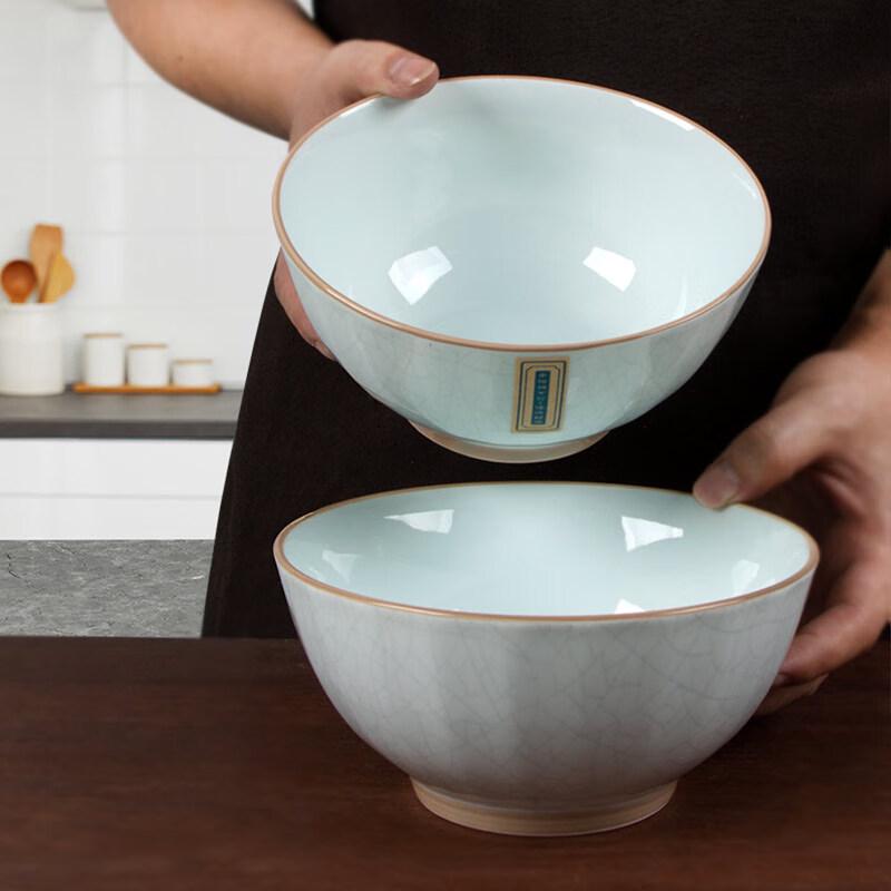 HuaQingGe Ice Crack Glaze Ceramic Dinnerware