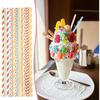 45 PCS Cotton Candy Cones, 13.77 Inch Colorful Paper Straws Cones, Candy Making Sticks for Birthday Wedding Party