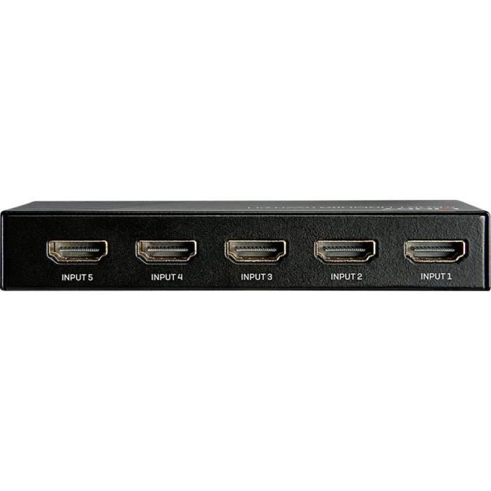 Commutateur HDMI - LINDY - 5 ports - Haute qualité - Compact - 3840 x 2160 pixels