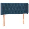 VidaXL LED Headboard Bedroom Furniture Single Bed Accessory Headboard Bed Frame Interior Dark Blue 3123612