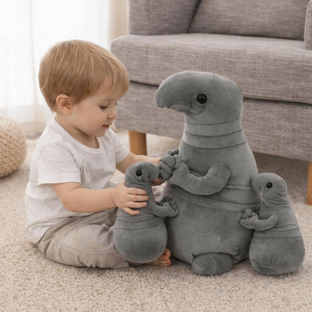 20cm/35cm/45cm Alien Plush Doll The Russian Zhdun Plush Statue Doll Monster Plush Toy Holiday Gift