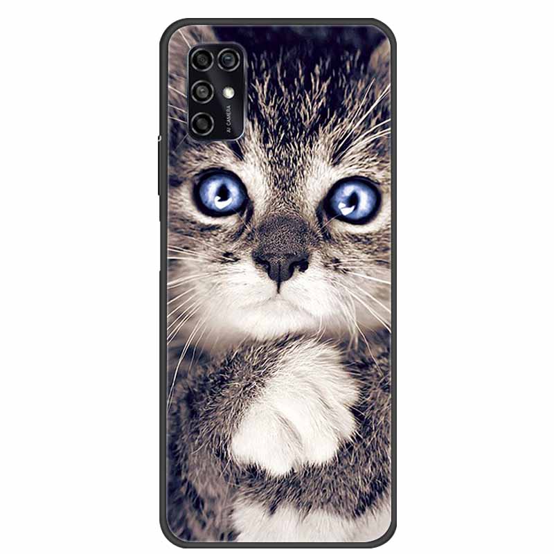 For ZTE Blade V2020 Smart Case Black Bumper Silicon TPU Soft Phone Cover Case For ZTE Blade V20 Smart 8010 Funda Cartoon Coque
