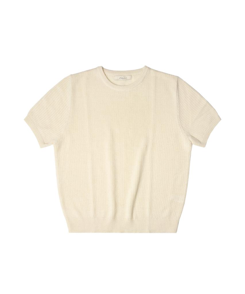 HALBKREIS LAYOUT T20039 Comfortable Round Knit_Ivory