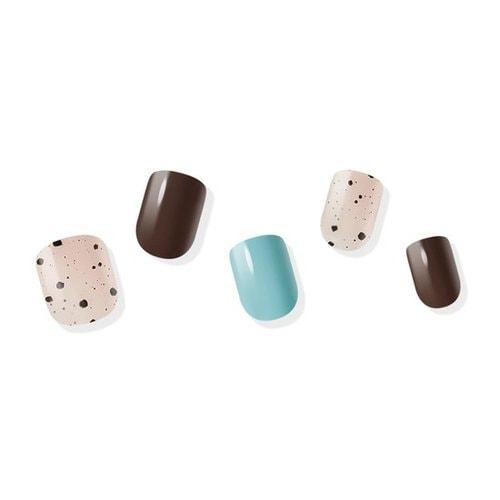 

MUZMAK Reusable Nail Tips Mint Choco Short Square