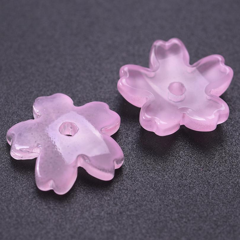 30pcs/Lot Ancient Glass Flower Bead Caps For Jewelry Making Supplies Handmade Earrings Headwear Bracelets Accessories Wholesale