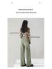Women's High-Waisted Blue Retro Wide-Leg Jeans, Summer 2025 Collection, Slim Fit and Lightweight
