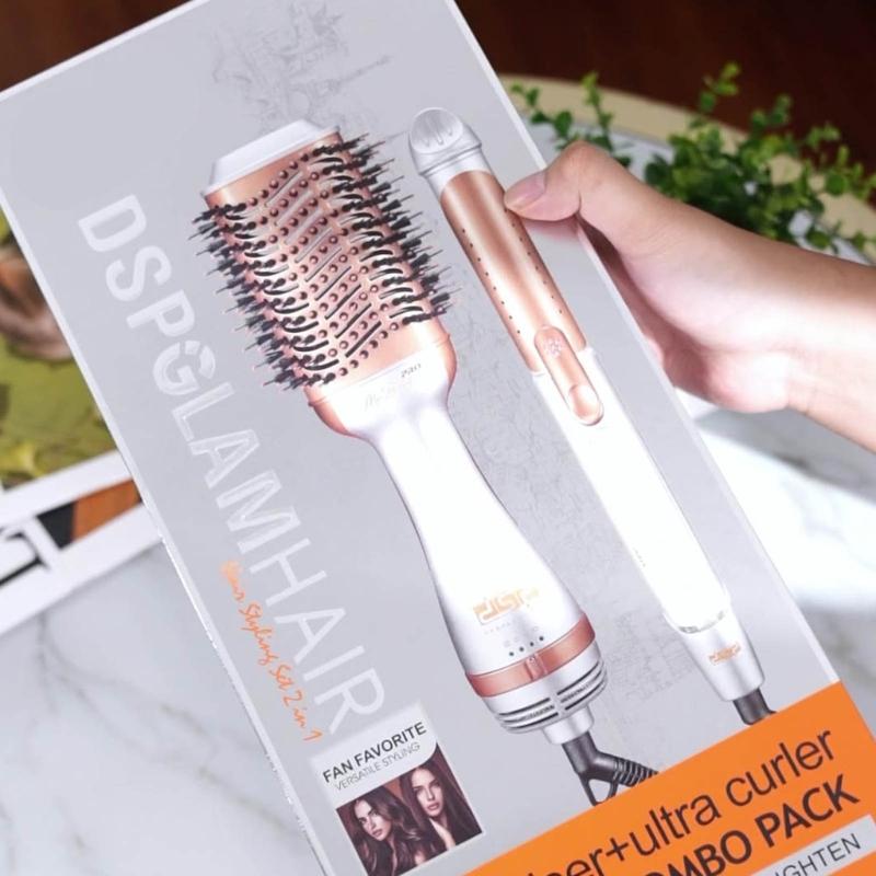 

Thin Earthenware Varnished Hair Styling Set With Double Potential And Quick Heat Recovery CN