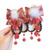 Children's Chinese Bow Braid Hair Clip & Hanfu Wig Headdress