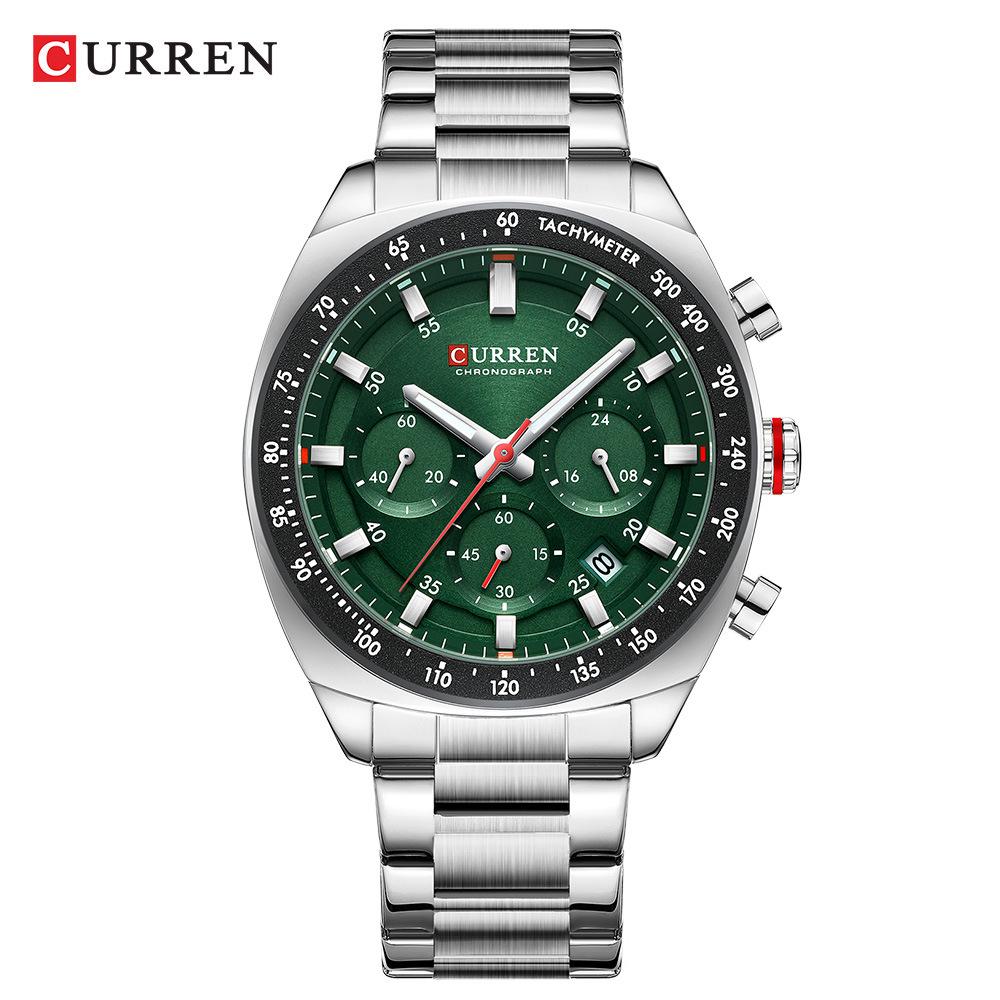 CURREN 8287 Men's Multifunctional Waterproof Business Watch with Calendar