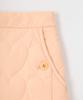 Salon De Yon Heart Quilting Mini Skirt_ Peach