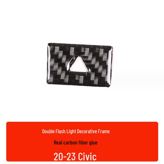 

Fits 20-23 Honda Civic (11th Gen) Gear Shift Door Trim - Carbon Fiber Epoxy Decor.