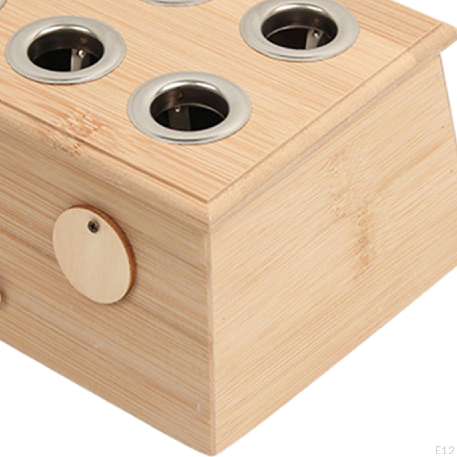 Moxa Box Roller Stick Holder Wood Simple Rustproof MoxiBistration Tool Stickes Burner — фото 13