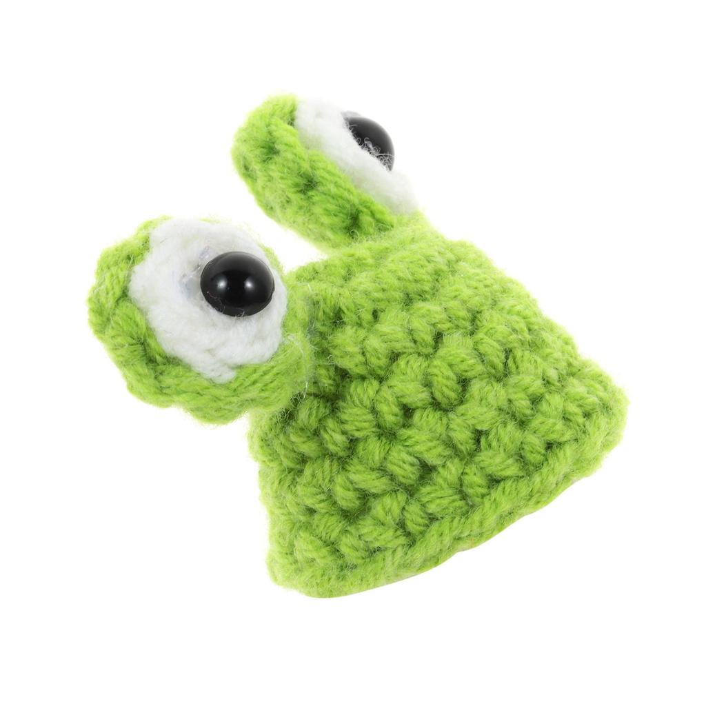 Clothes Costume Knitted Hats with Adjustable Strap Handmade Hamster Hats Cute Mini Hamster Hats